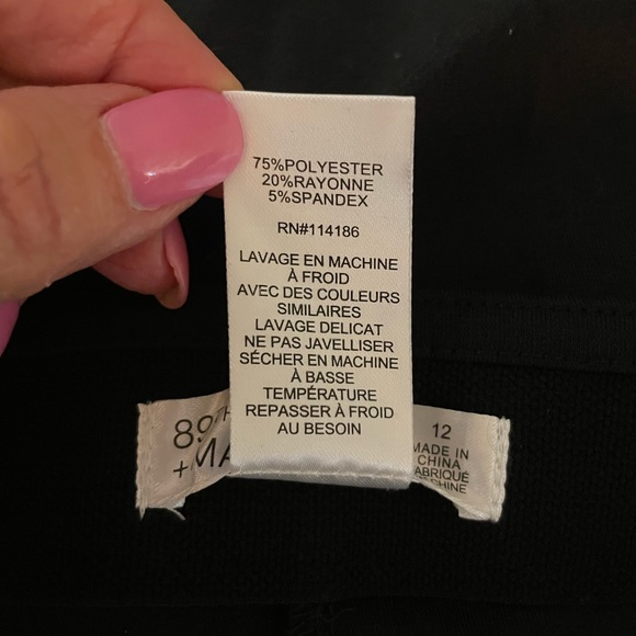 89TH & Madison Black Pants - 12 - Picture 5 of 7